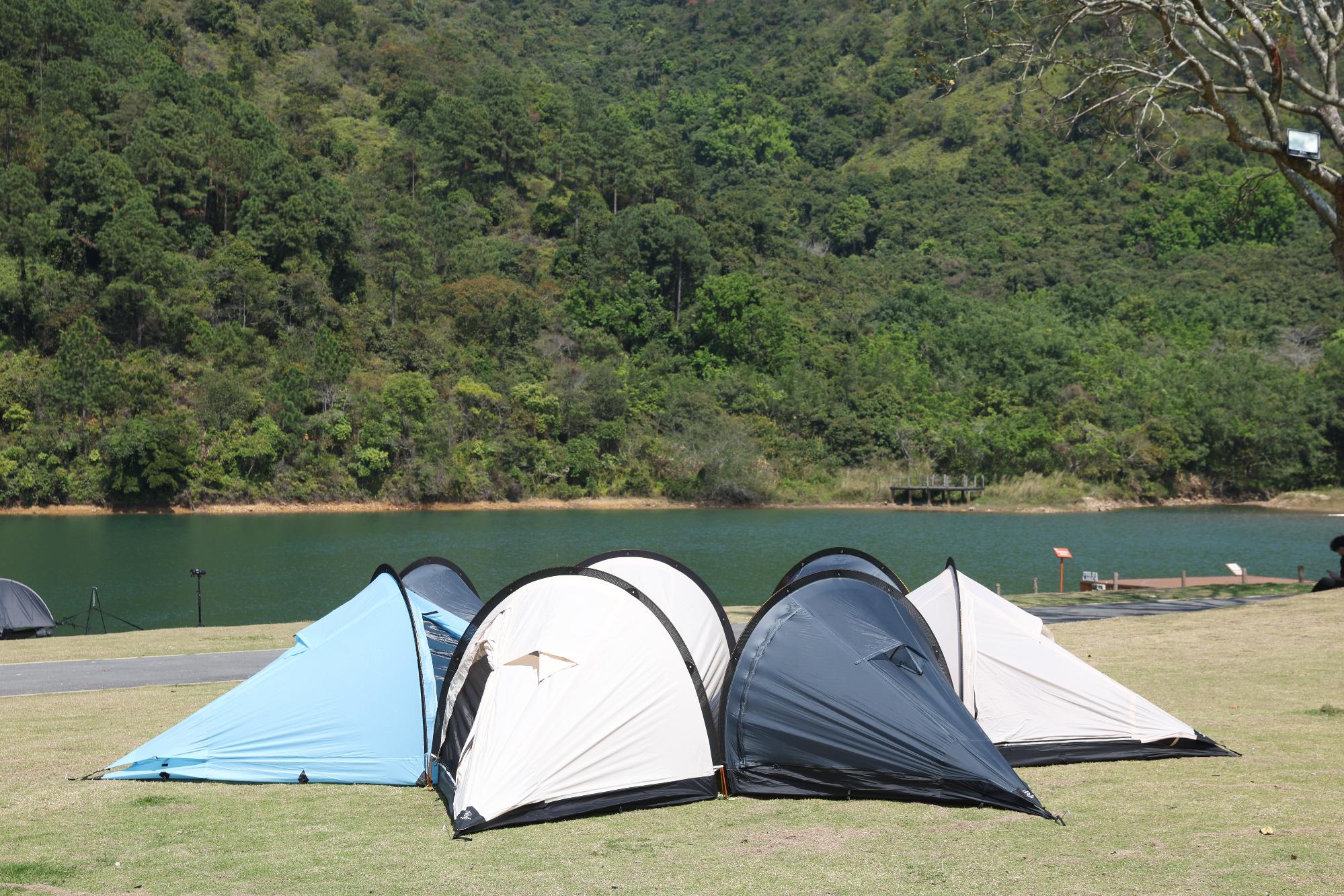 glam camping tent